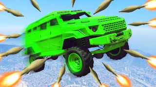 1000000 ROCKETS vs 1 INSURGENT GTA 5 Funny Moments [upl. by Eimyaj246]