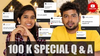 100K SPL Q and A  love story tittle  subscribe qanda couple love [upl. by Annadiane]