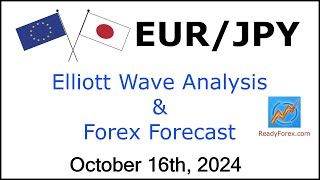 EUR JPY Elliott Wave Analysis  Forex Forecast  October 16 2024  EURJPY Analysis Today [upl. by Melania965]