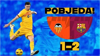 FLICK ERA POČELA POBJEDOM  Valencia vs Barcelona 12 La Liga [upl. by Tselec]