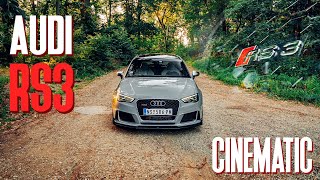 Nardo Grey Audi RS3  Cinematic 4K [upl. by Tsew]