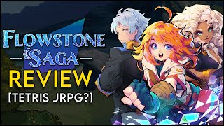 Flowstone Saga  Review A MUST PLAY Tetris style JRPG [upl. by Katerine]