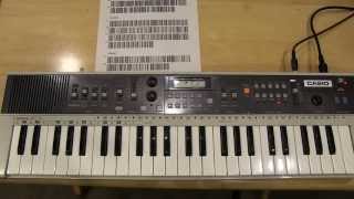 CASIOTONE MT70 quotAula Leequot Barcode Sheet [upl. by Sisely92]