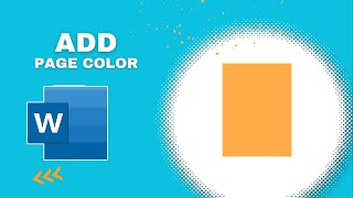 How to Add Page Color in Microsoft Word Document [upl. by Ardnuassac]