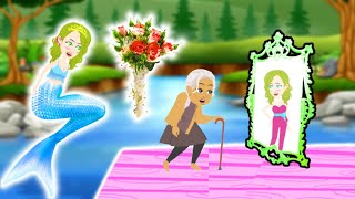 Jalpari ka Jadui Phool Grandmaa hui Jawan  Jalpari wala cartoon  Jalpari Ki Kahani  mermaid [upl. by Etoile]