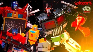 NEMESIS PRIME STRIKES  Yolopark AMK Pro Stop Motion  Toy Animation [upl. by Nazus]