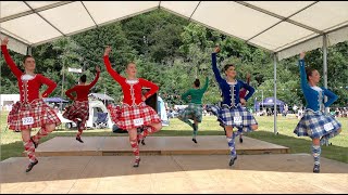 Highland Fling dancing competition with Scottish Champions during 2023 Drumtochty Highland Games [upl. by Player]