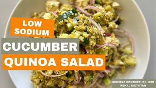 Cucumber Quinoa Salad [upl. by Niwrek]