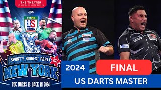 LIVE Rob Cross vs Price Gerwyn FINAL US Darts Master 2024 PDC Championship Live Score Update [upl. by Htomit]