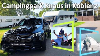 ⭐️⭐️⭐️⭐️ Knaus Campingpark  Campen in Koblenz am Deutschen Eck  CampingplatzBericht [upl. by Halullat]