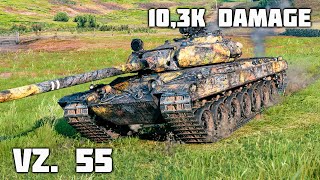 Vz 55 WoT – 3Kills 103K Damage [upl. by Velleman305]