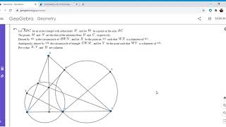 Olympiad Geometry Problem 58 IMO 2013 4 [upl. by Hannan]