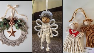 Macrame Christmas 🎄 decoration ideas 150 ideas 💡 [upl. by Dickinson975]