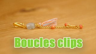 DIY Boucles doreilles clips [upl. by Gaddi840]