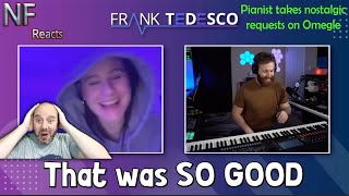 Frank Tedesco Reaction  Pianist takes nostalgic requests on Omegle [upl. by Rayna718]