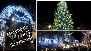 Strasbourg Christmas market 2021 Marché De Noël Strasbourg [upl. by Eidna628]