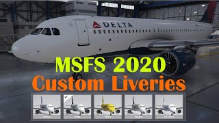 How do Liveries Work in MSFS2020  Custom Livery Creation and Install Guide [upl. by Heidt]