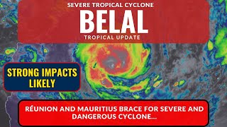 Réunion and Mauritius Braces for Severe and Dangerous Cyclone [upl. by Adnana]