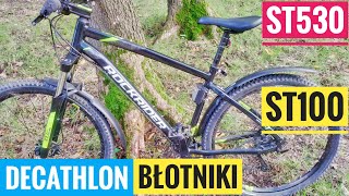 Jak zamontować błotniki do roweru  Błotniki Decathlon BTWIN300  ROCKRIDER ST530 [upl. by Fisch660]