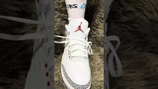 How to Lace Jordan 3  BEST WAY [upl. by Bakeman563]