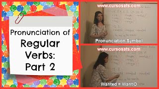 Pronunciation Regular Verbs  Part 2 [upl. by Tyra]