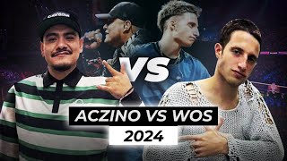 ACZINO VS WOS  FREESTYLE 2024  MINUTOS LIBRES [upl. by Ennailuj]