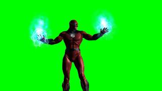 superhero generated energy field  green screen effects  free use [upl. by Mirabel928]