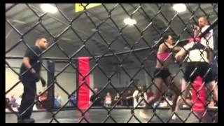 NICOLE HOUSTON VS ANGELICA MARTINEZ MMA [upl. by Lynnett973]