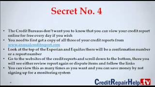 Five Secrets The Credit Bureaus Dont Want You To Know [upl. by Particia]