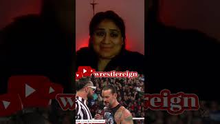 SETH ROLLINS AS A GUEST REFEREE sethrollins cmpunk livereaction [upl. by Lleon]