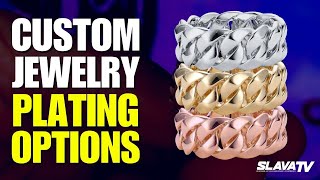 How To Make CUSTOM Silver Jewelry Rhodium amp Gold Plating Examples [upl. by Hubing]