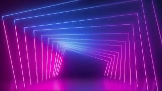 No Copyright Neon Lights Modern Animated Loop Background  Free Footage  Motion Made [upl. by Cruce381]