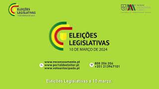 Eleições Legislativas 2024 [upl. by Dorion]