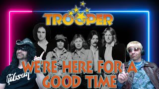 CANADAS PARTY BAND  Trooper  Were Here For A Good Time  REACTION trooper [upl. by Adamec370]