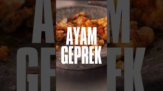 Fried Chicken Indonesian style Ayam Geprek [upl. by Angeline]