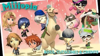 Miitopia Final Boss Cutscenes and Credits Nintendo Switch [upl. by Yrtua]