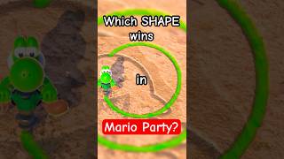 Which Shape Wins in Mario Party gaming marioparty mario nintendo [upl. by Schonthal838]