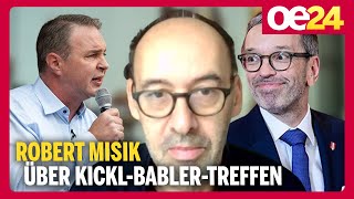 Koalitionspoker Kickl trifft SPÖChef Babler  Robert Misik [upl. by Lamek55]