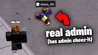 roblox admin inspects the strongest battlegrounds [upl. by Shanks]