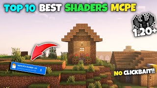 Top 10 Best Shaders For Minecraft 120  Render Dragon Shaders Minecraft PE [upl. by Lleruj]