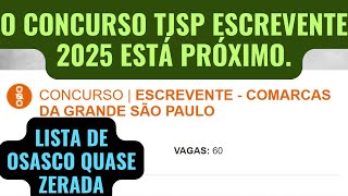 ATENÇÃO O CONCURSO VAI ACONTECER Concurso Escrevente Técnico Judiciário TJSP 2025 Grande SP [upl. by Ashli]