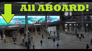 Moynihan Train Hall At Penn Station Tour Of NYC Amtrak LIRR Concourse James A Farley Post Office [upl. by Yadsnil786]