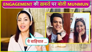 Yeh SachMunmun Dutta First Reaction On Her Engagement News With Raj Anadkat [upl. by Raine]