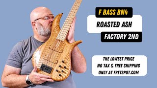 Warning This Bass Might Cause Spontaneous Funk Attacks F Bass Roasted Ash BN4 Review [upl. by Ulland825]