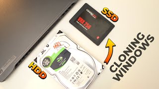 GANTI HDD KE SSD Begini Cara Cloning Windows Dari HDD ke SSD Dengan Mudah [upl. by Innos]