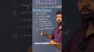 Osmotic Pressure  Solution  NEET  JEE halfyearlyexam ncert cbseboard jeemains neetexam [upl. by Anoynek]