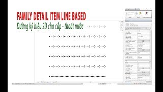 Revit KT Đường ký hiệu cho cấp thoát nước  Family DETAIL ITEM LINE BASED [upl. by Ayikur]