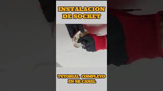 Como INSTALAR SOCKET para FOCO [upl. by Dine]