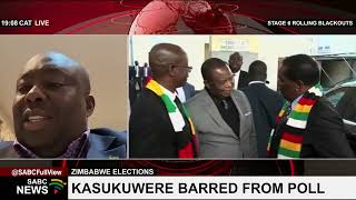 Saviour Kasukuwere on being barred from contesting Zimbabwe election [upl. by Ayikahs824]