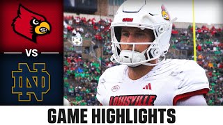 Louisville vs Notre Dame Game Highlights  2024 ACC Football [upl. by Lamahj401]